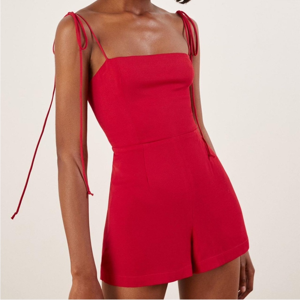 Reformation Red Romper/Jumpsuit